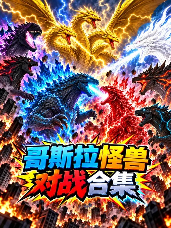 哥斯拉怪兽对战合集